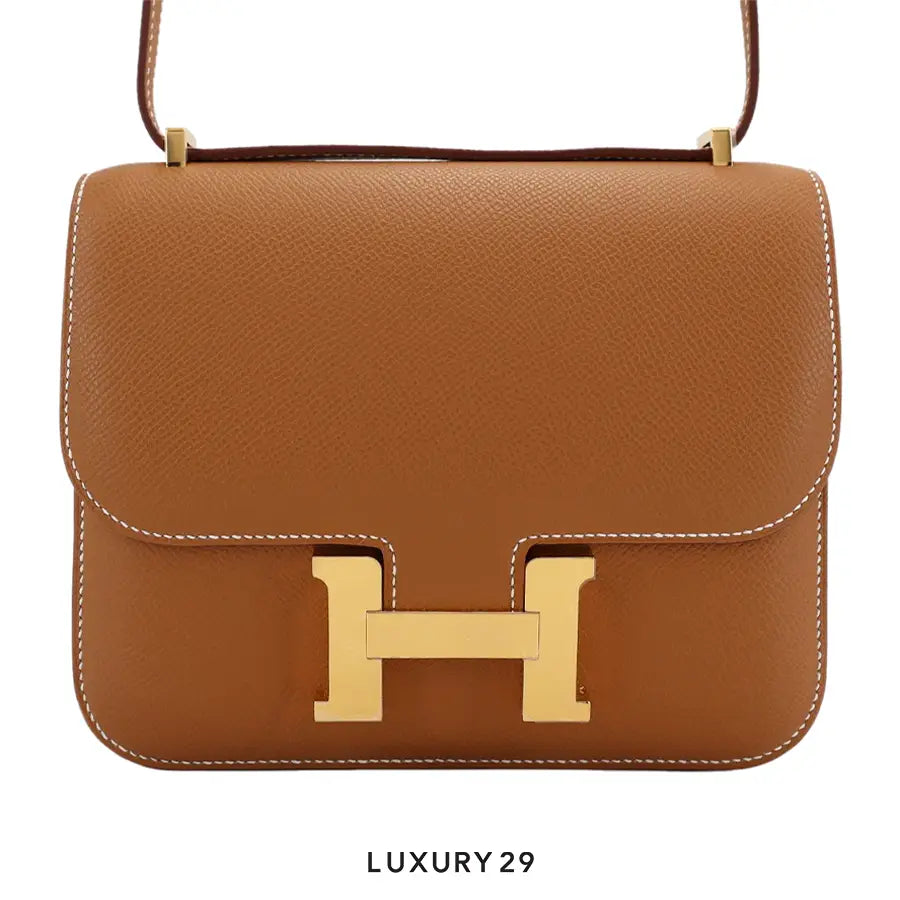 Hermes SAC Constance III Mini Miroir Veau Epsom 37 Gold Hardware HERMES