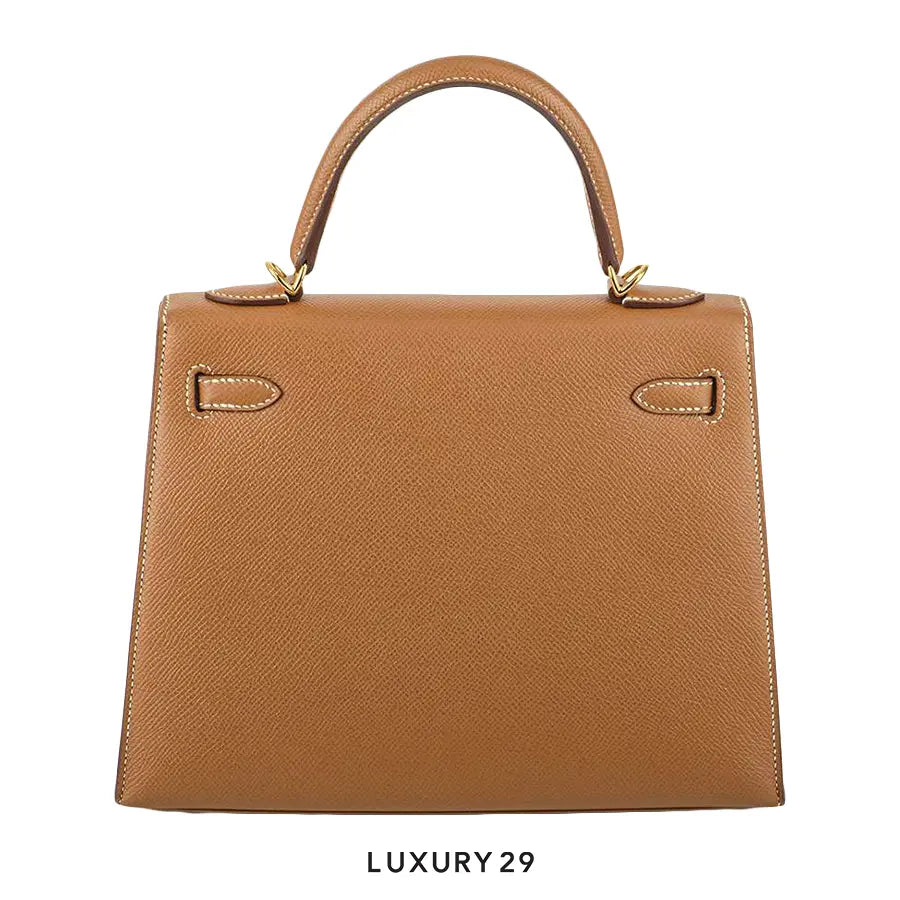 Hermes SAC Kelly II Sellier 25 VEAU EPSOM & Gold HERMES