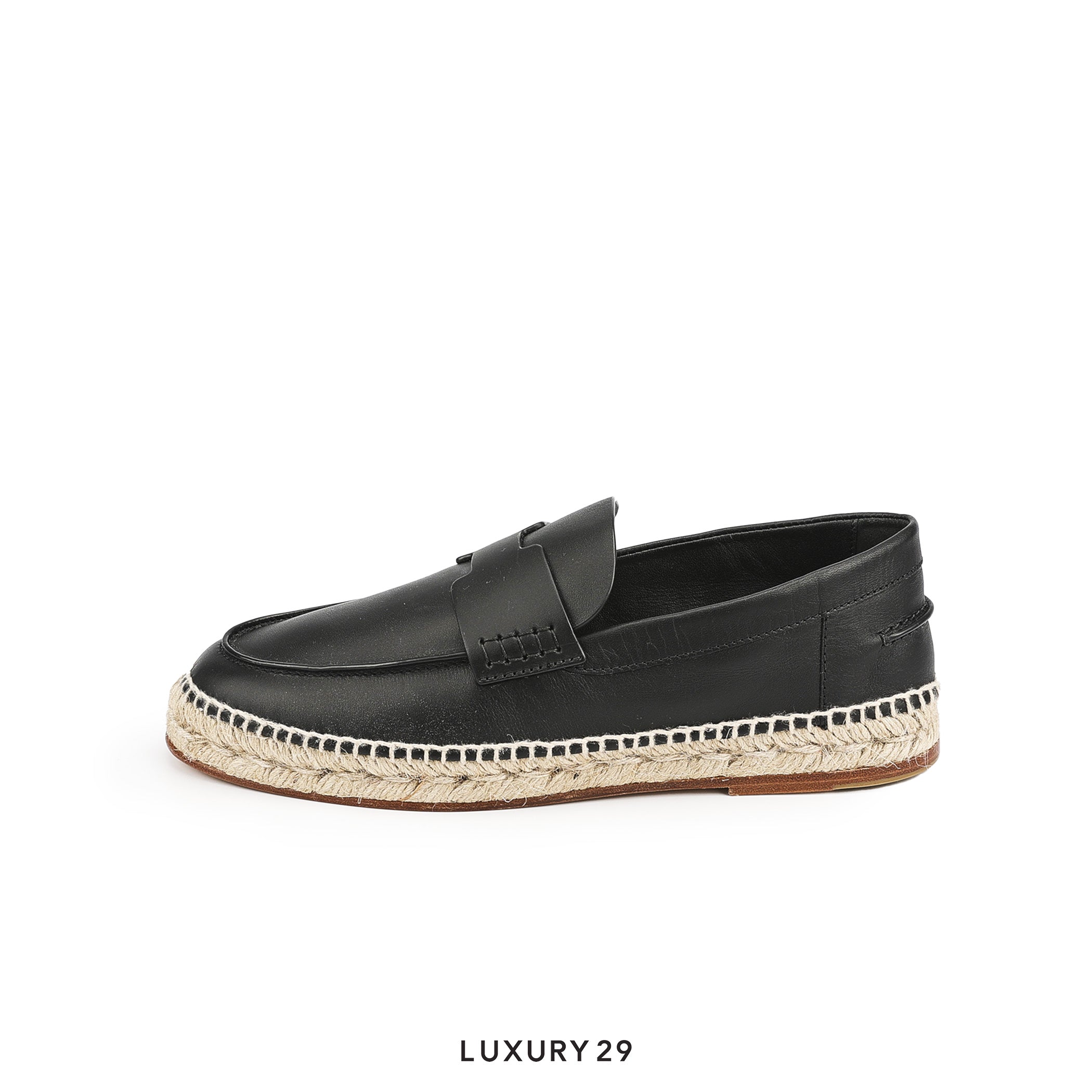 Hermes Trip espadrille Noir HERMES