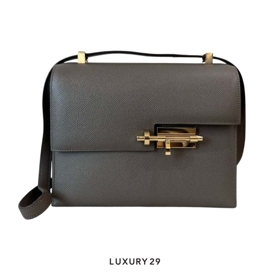 Hermes Verrou 21 Veau Epsom Graphite HERMES Luxury29
