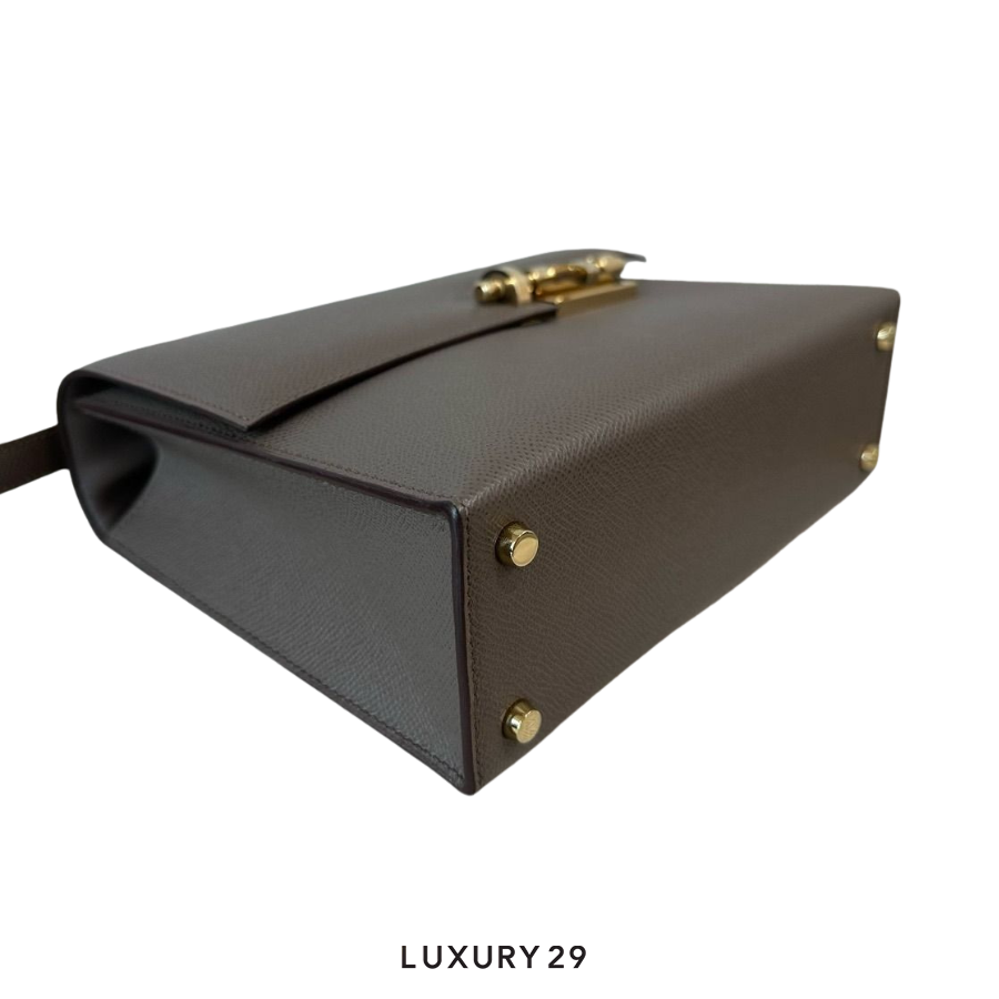 Hermes Verrou 21 Veau Epsom Graphite HERMES Luxury29