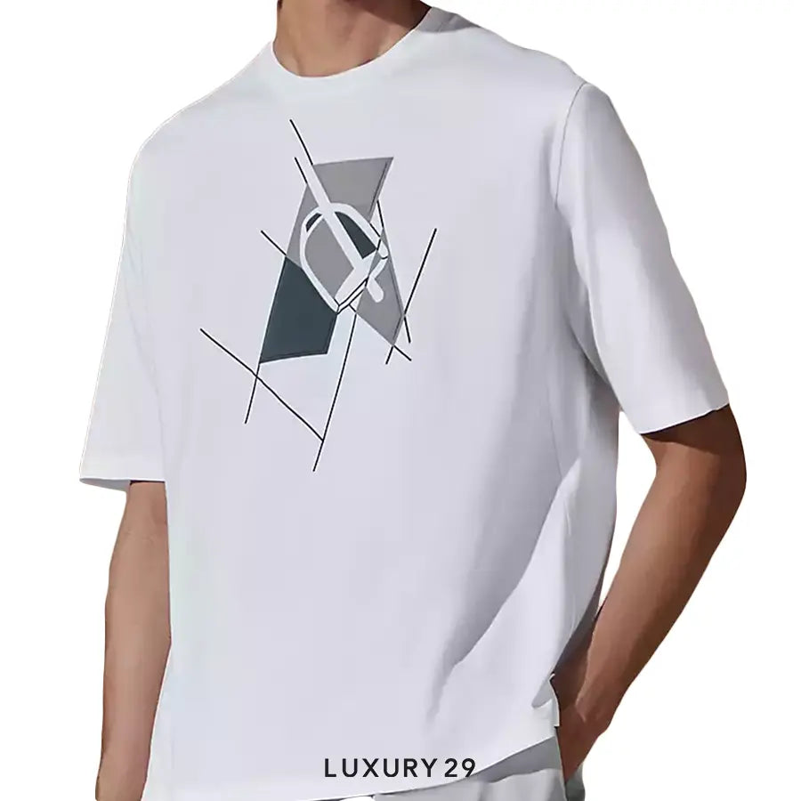 Hermes "Etrier en Fragments" t-shirt Blanc HERMES Luxury29