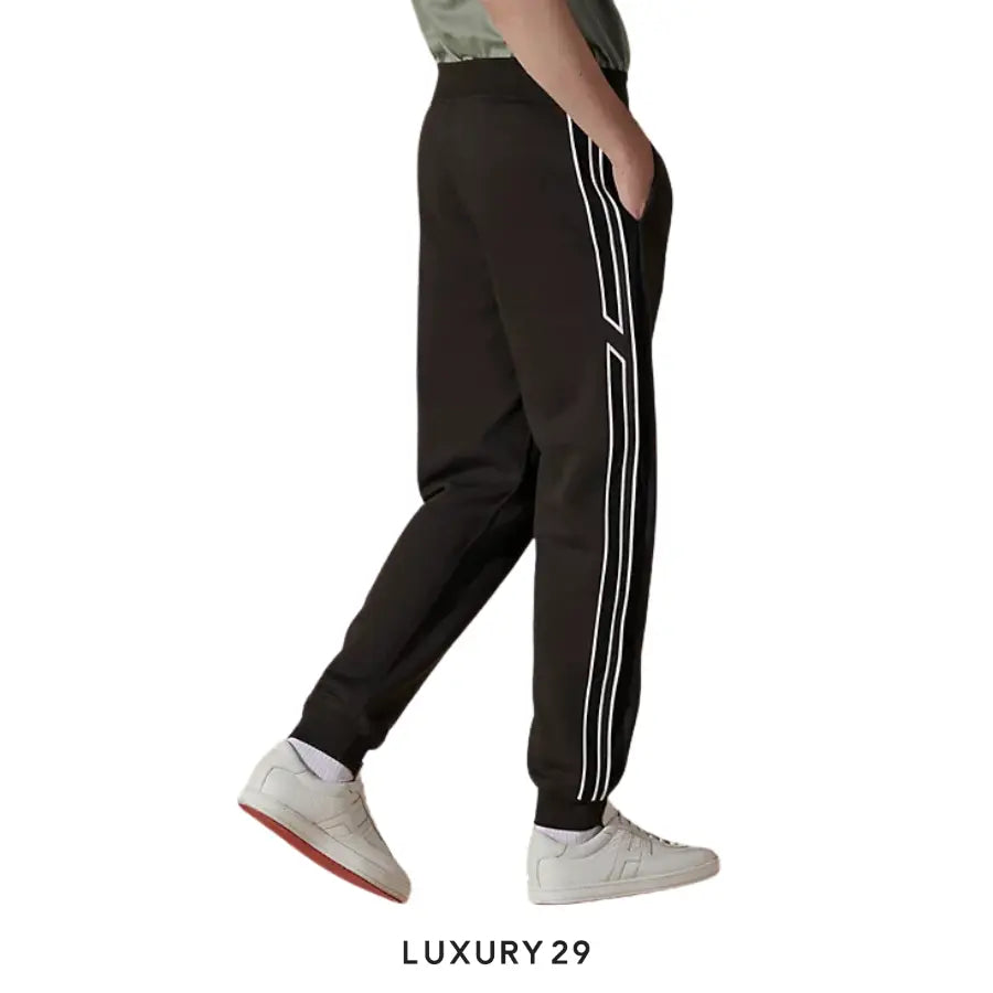Hermes "Run H" jogging pants Reglisse HERMES