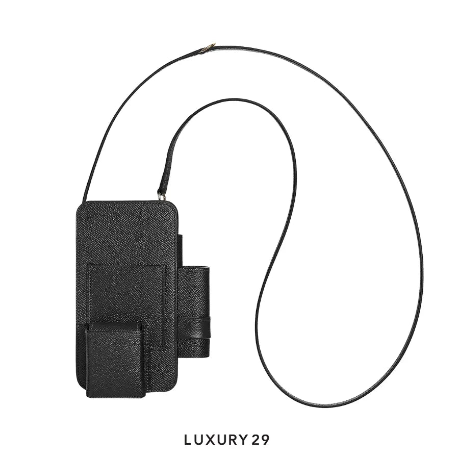 Hermes Hermesway Phone Case Noir HERMES Luxury29