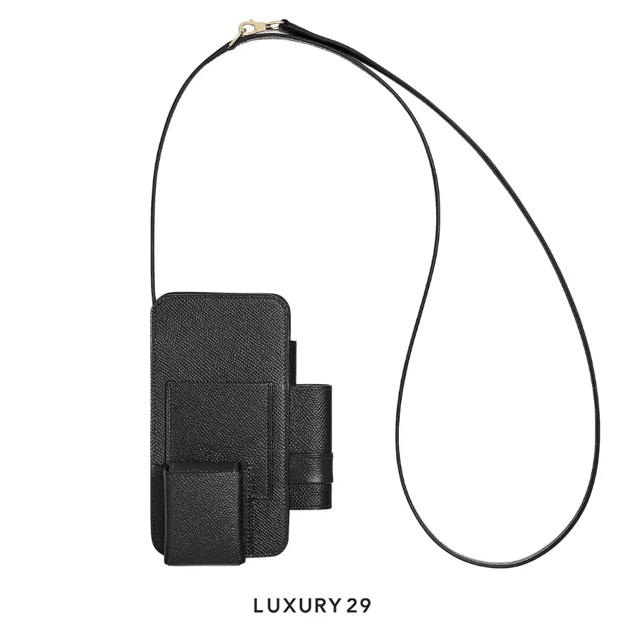 Hermes Hermesway Phone Case Noir HERMES Luxury29