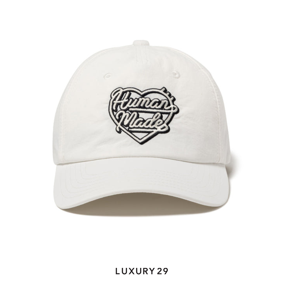 Human Made 5PANEL NYLON CAP White HUMAN MADE
