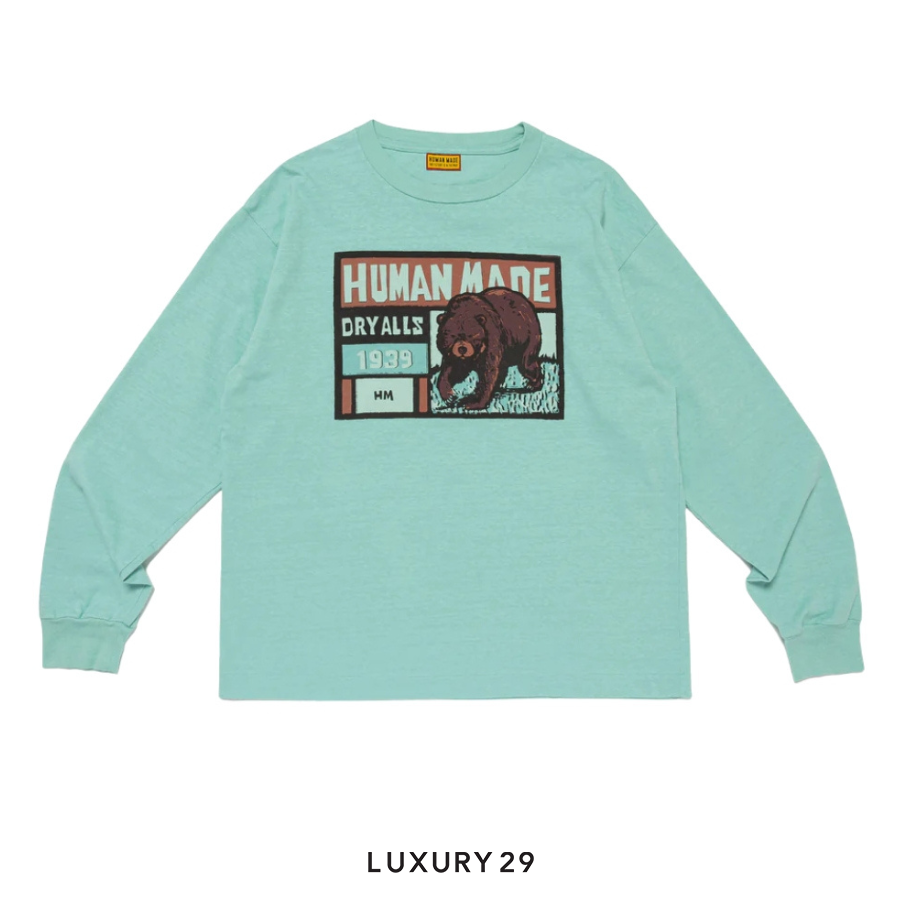 Human Made Graphic L/S T-Shirt Mint HUMAN MADE