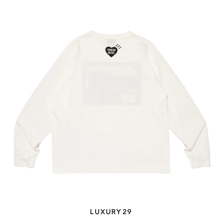 Human Made Graphic L/S T-Shirt White HUMAN MADE