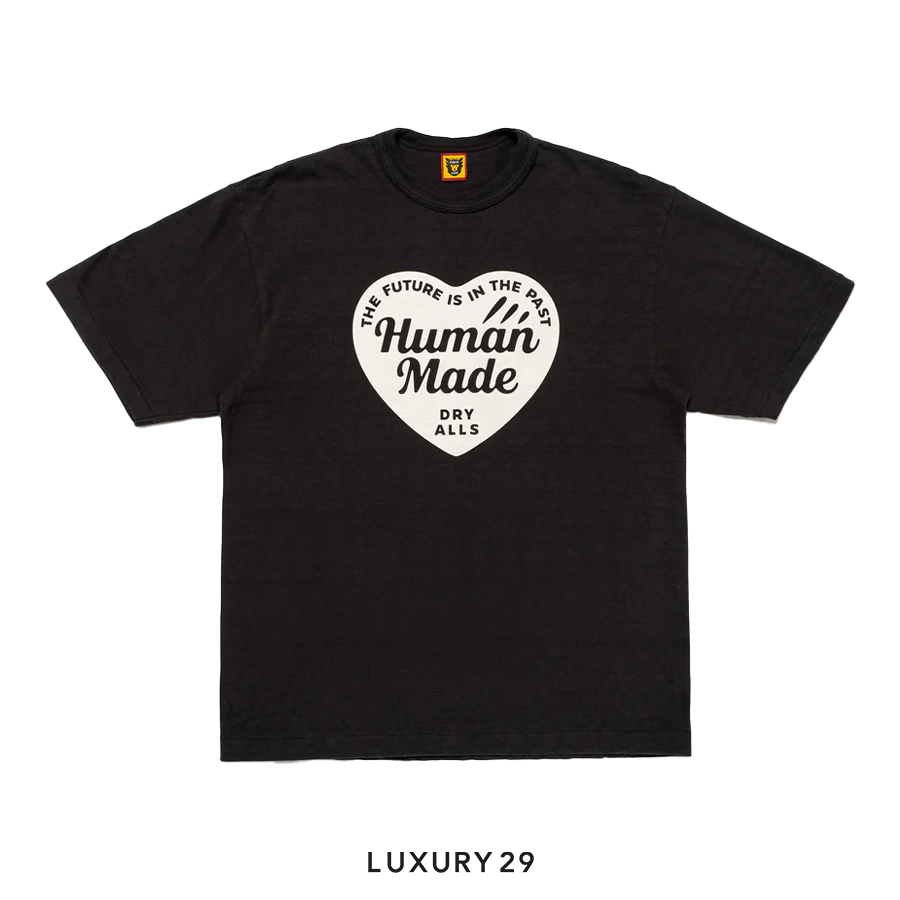 Human Made Graphic T-Shirt #6 Large Heart Graphic Black HUMAN MADE