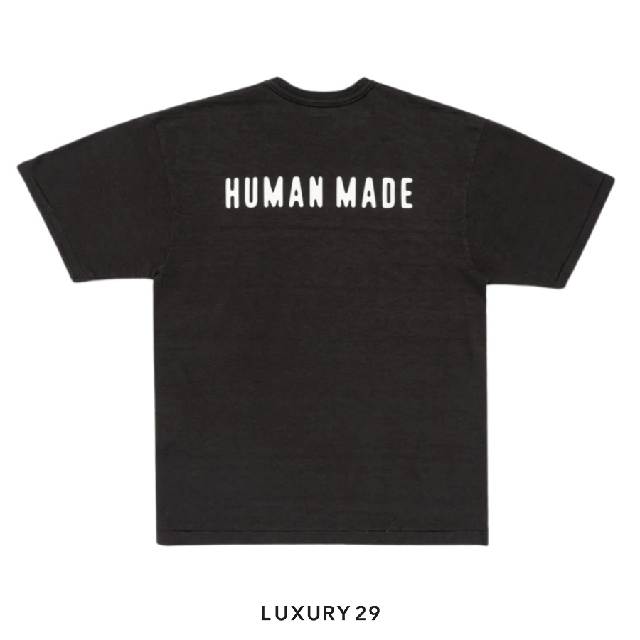 Human Made Graphic T-Shirt Black Blue Heart HUMAN MADE