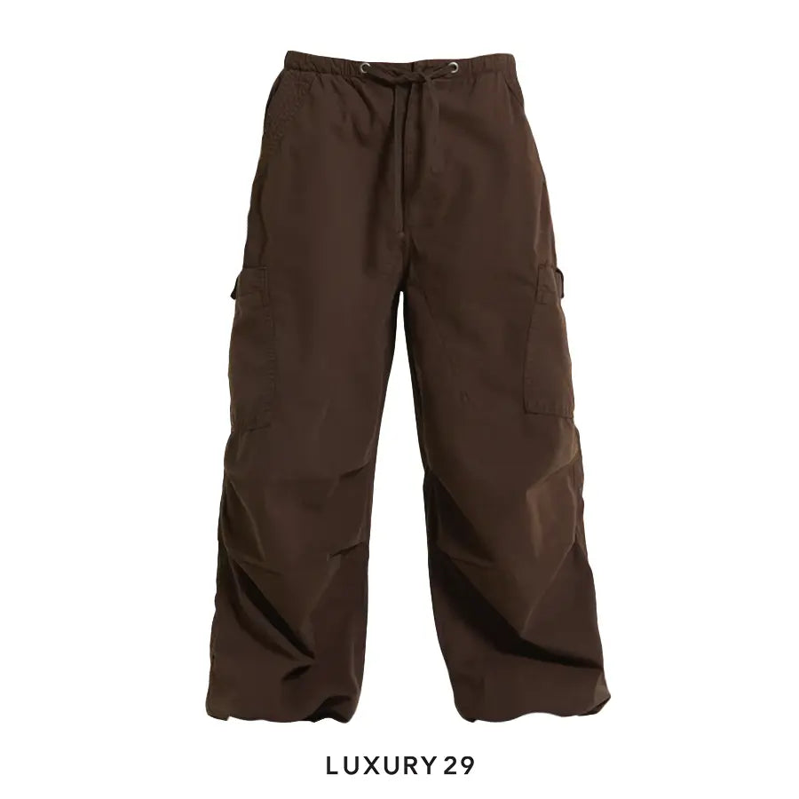 Jaded Brown Parachute Cargo Pants