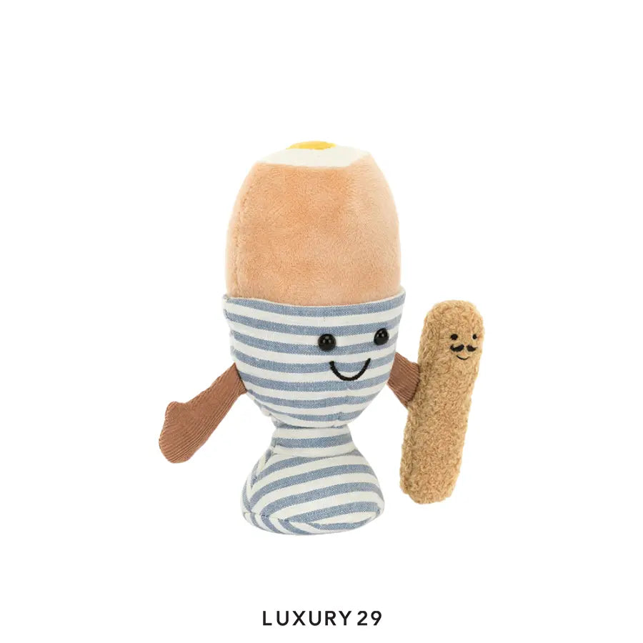 Jellycat Amuseables Eggetha Egg & Lance Soldier Brown JELLYCAT Luxury29
