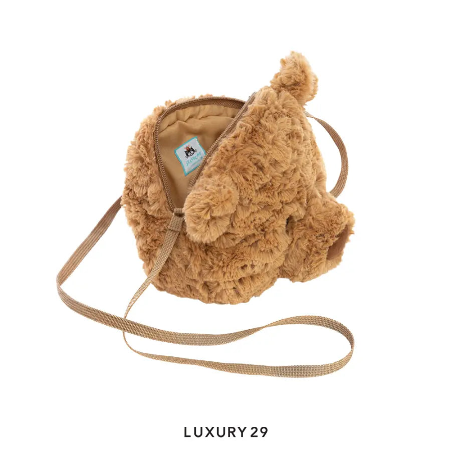 JellyCat Bartholomew Bear Bag Brown JELLYCAT Luxury29