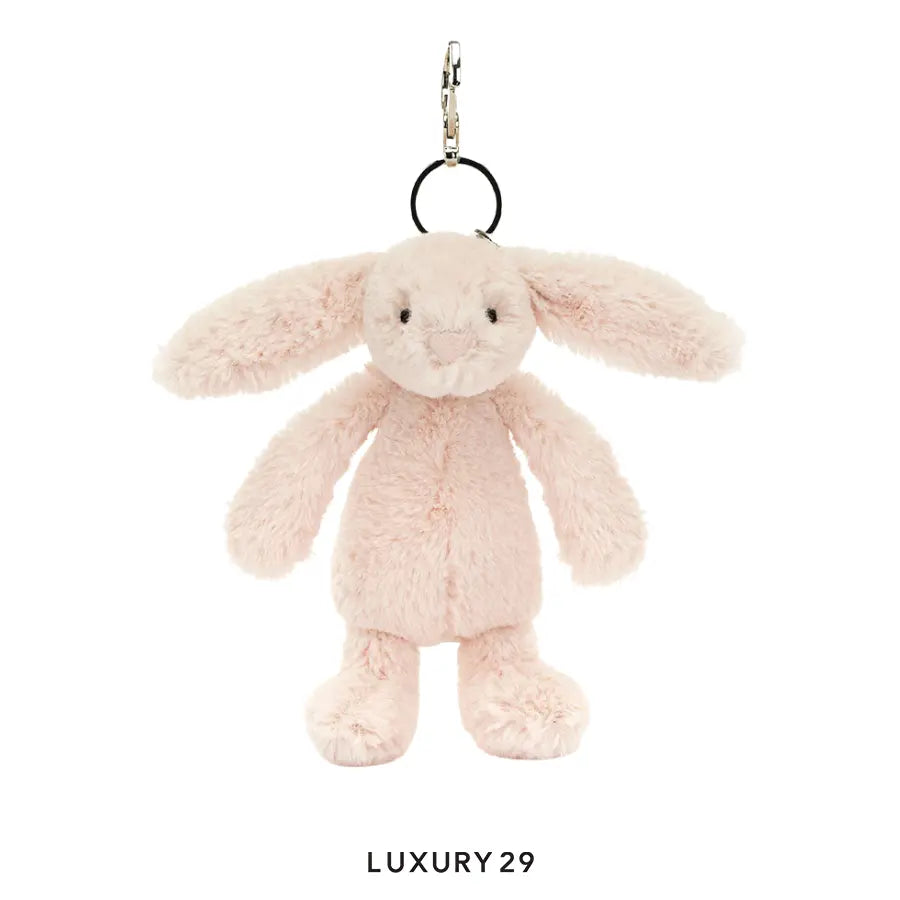 Jellycat Bashful Blush Bunny Bag Charm Pink JELLYCAT Luxury29