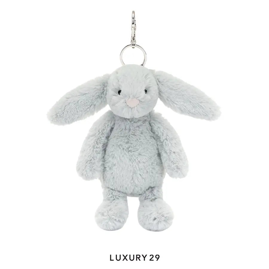 JellycatBashful Silver Bunny Bag Charm Gray JELLYCAT Luxury29