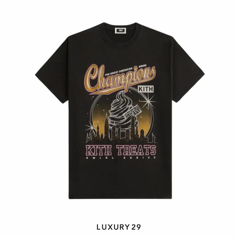 Kith Kith Treats Champions Vintage Tee Black