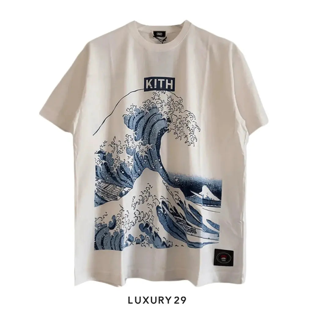 Kith Tokyo Great Wave Vintage Tee Silk0311010100-KHM032288-116-15-0032Apparel & Accessories > Clothing > Clothing Tops > T-Shirts