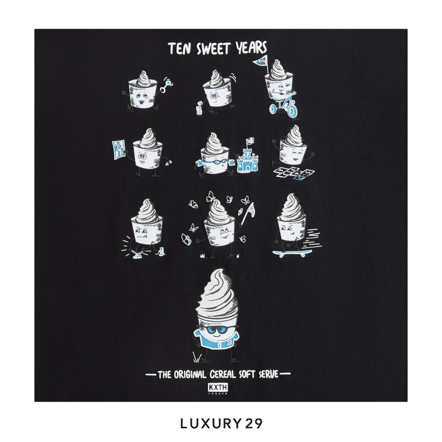 Kith Treats 10 Years Tee Black KITH