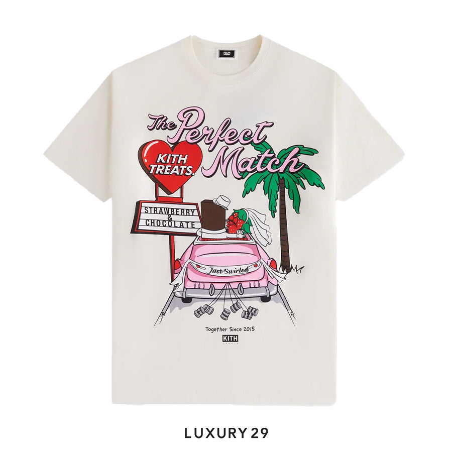 Kith Treats Perfect Match Vintage Tee Sandrift