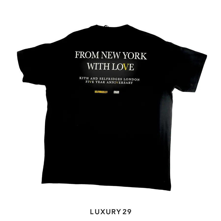 Kith x Selfridges London Five Year Aniversary Tee Black KITH