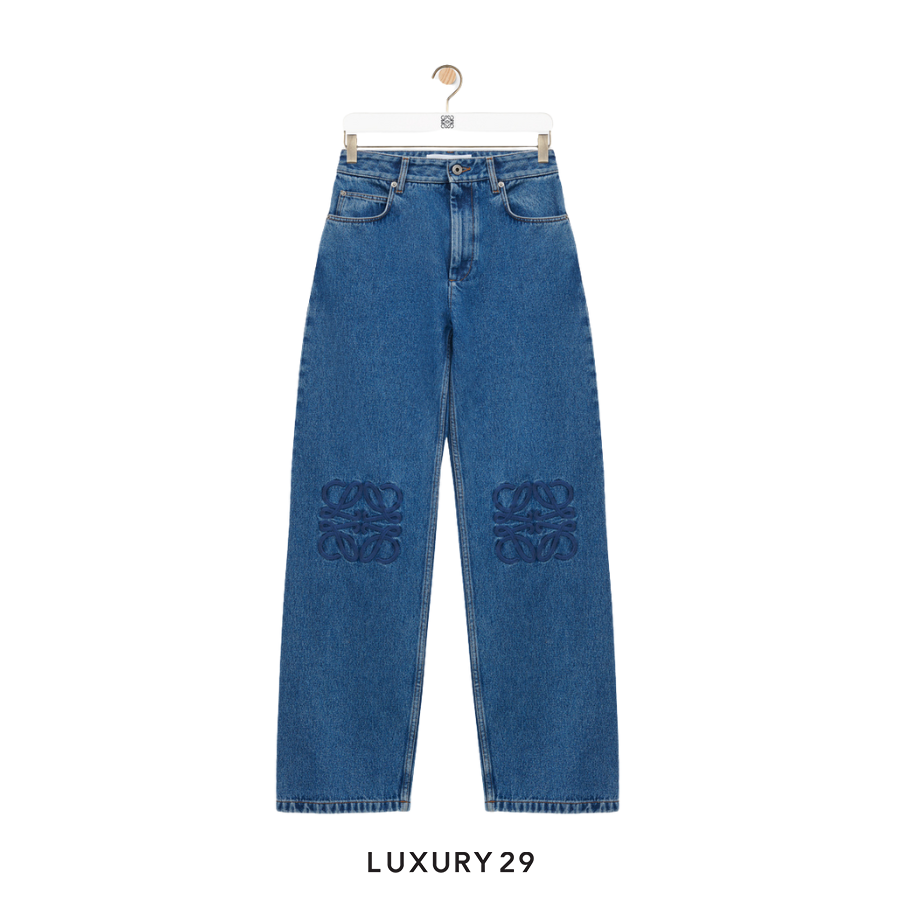 LOEWE Anagram baggy azul jeans LOEWE Luxury29