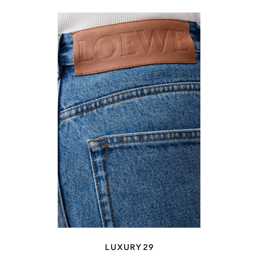 LOEWE Anagram baggy jeans in denim LOEWE Luxury29