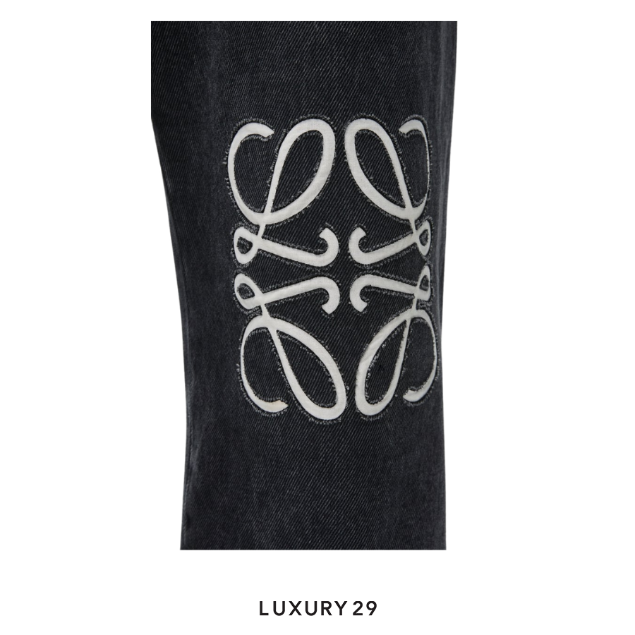 LOEWE Anagram baggy jeans in denim LOEWE
