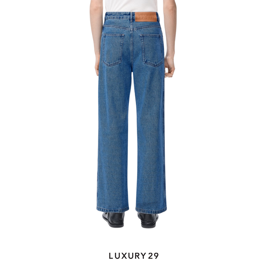 LOEWE Anagram baggy jeans in denim LOEWE Luxury29