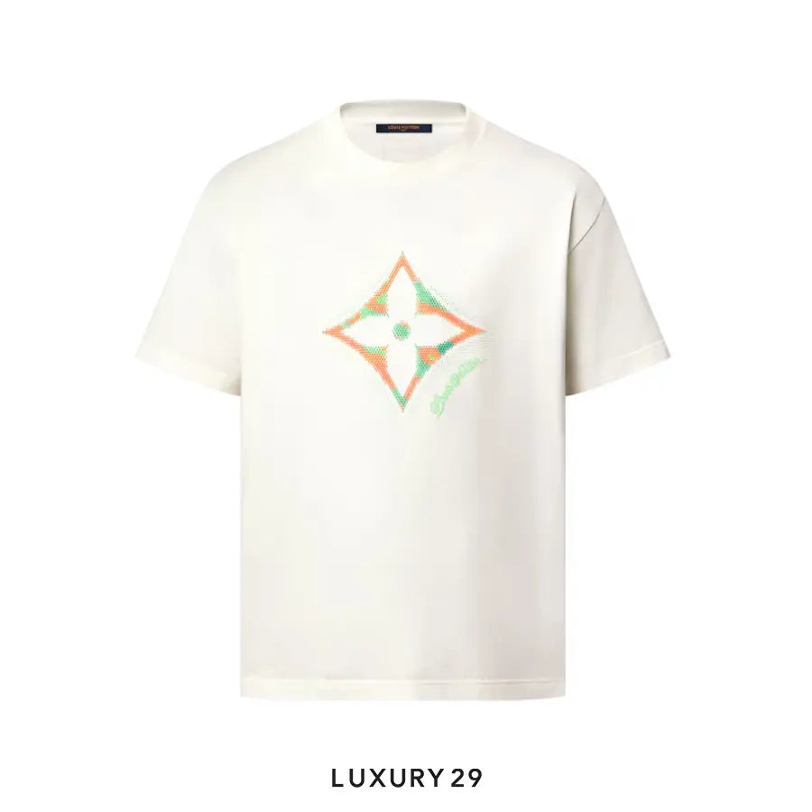 LOUIS VUITTON LV Monogram Flower 3D Gradient Print T-Shirt Milk White LOUIS VUITTON Luxury29