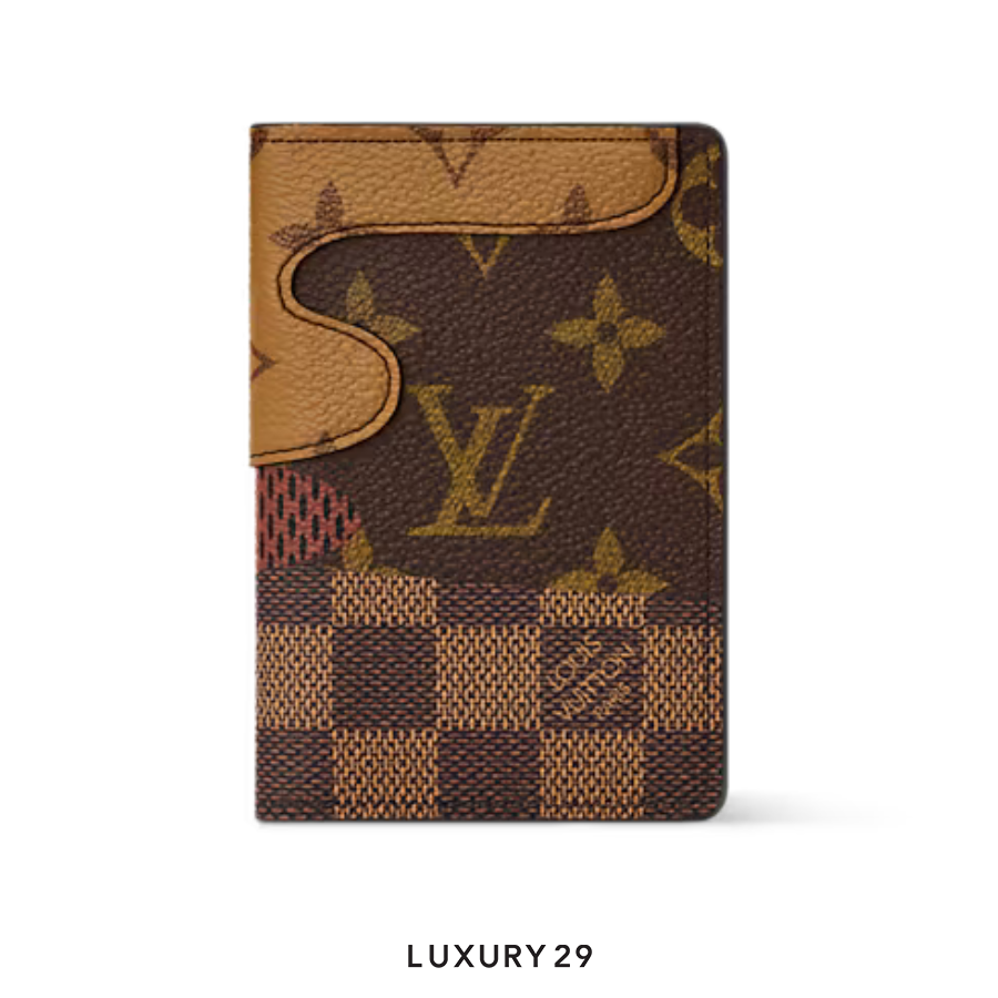 LOUIS VUITTON LV Pocket Organizer Wallet Monogram Landscape Canvas LOUIS VUITTON