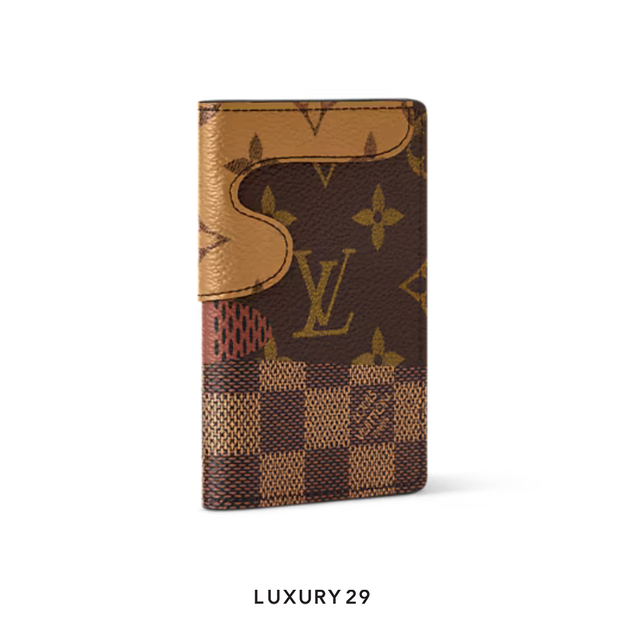 LOUIS VUITTON LV Pocket Organizer Wallet Monogram Landscape Canvas LOUIS VUITTON