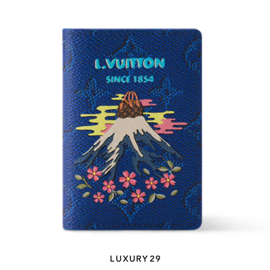 LOUIS VUITTON LV Pocket Organizer Wallet blue
 Monogram Canvas LOUIS VUITTON