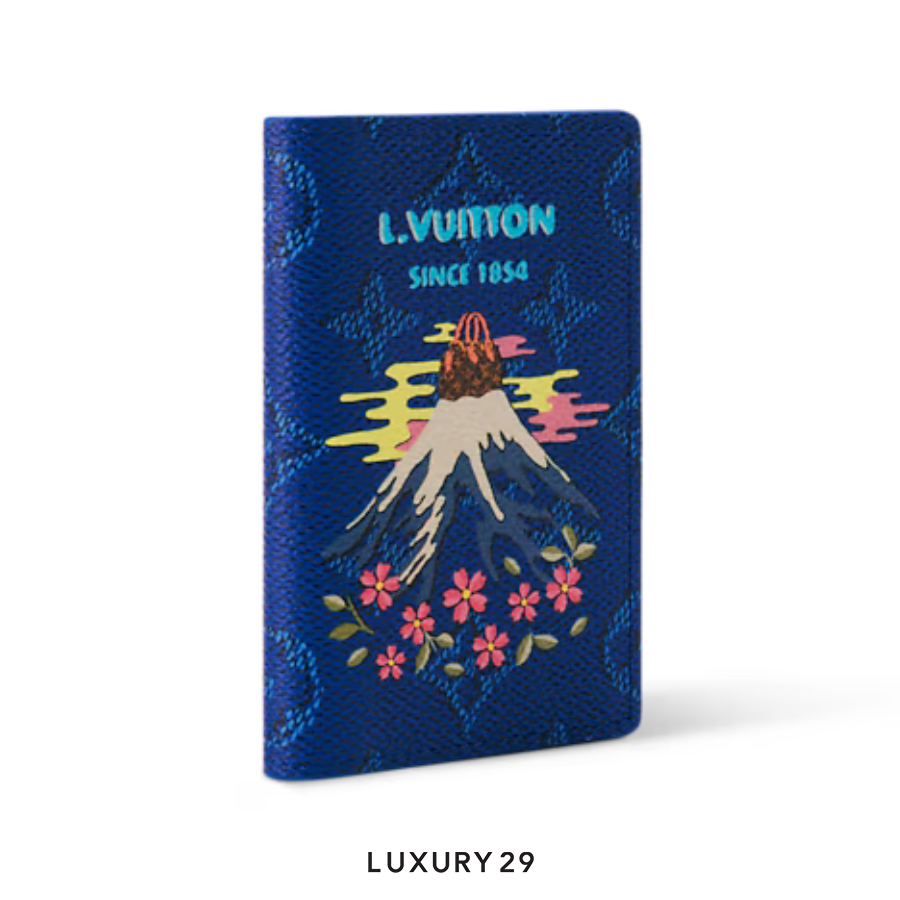 LOUIS VUITTON LV Pocket Organizer Wallet blue
 Monogram Canvas LOUIS VUITTON