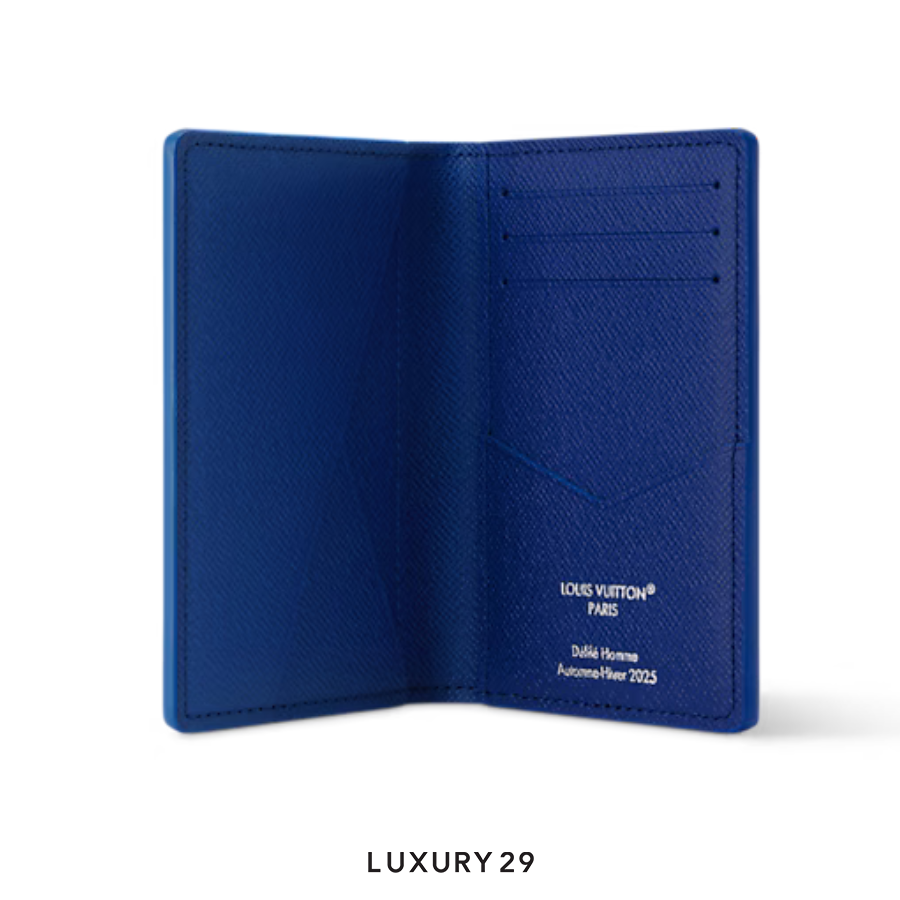 LOUIS VUITTON LV Pocket Organizer Wallet blue
 Monogram Canvas LOUIS VUITTON