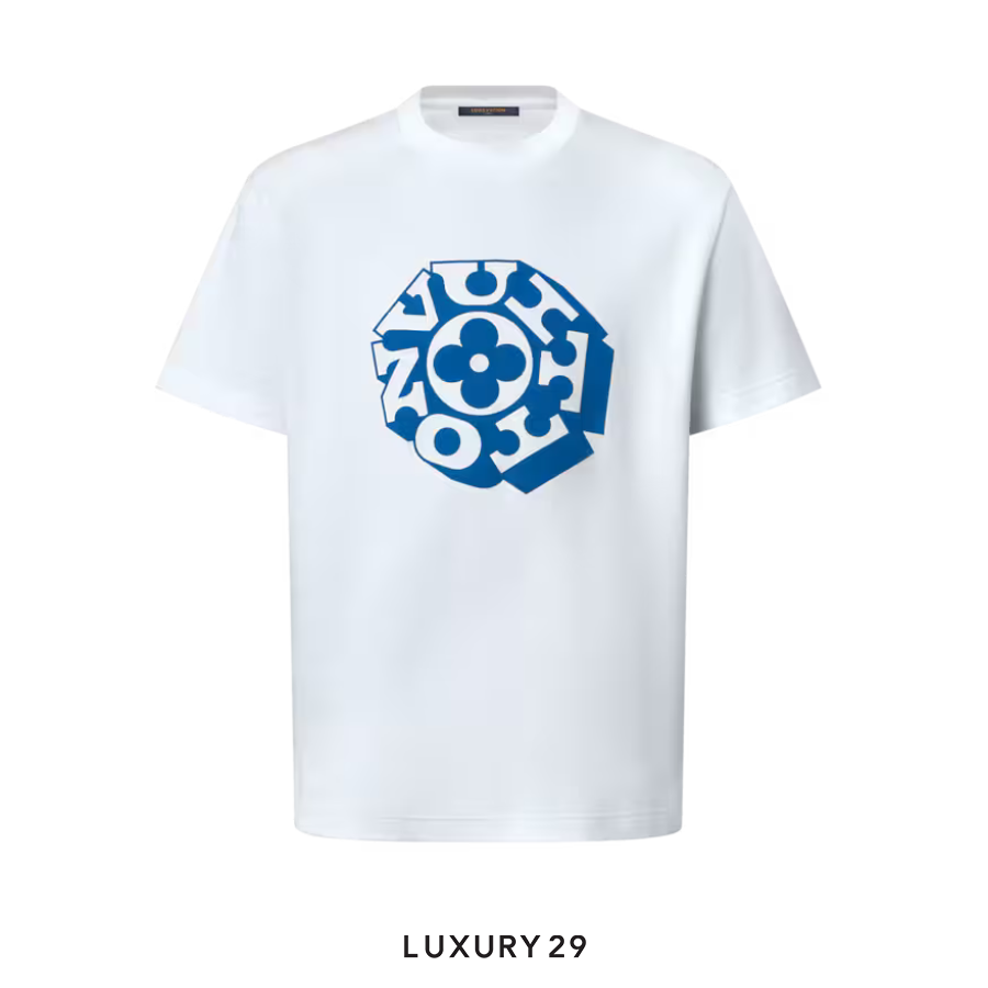 Louis Vuitton LV T-shirt with printed logo LOUIS VUITTON