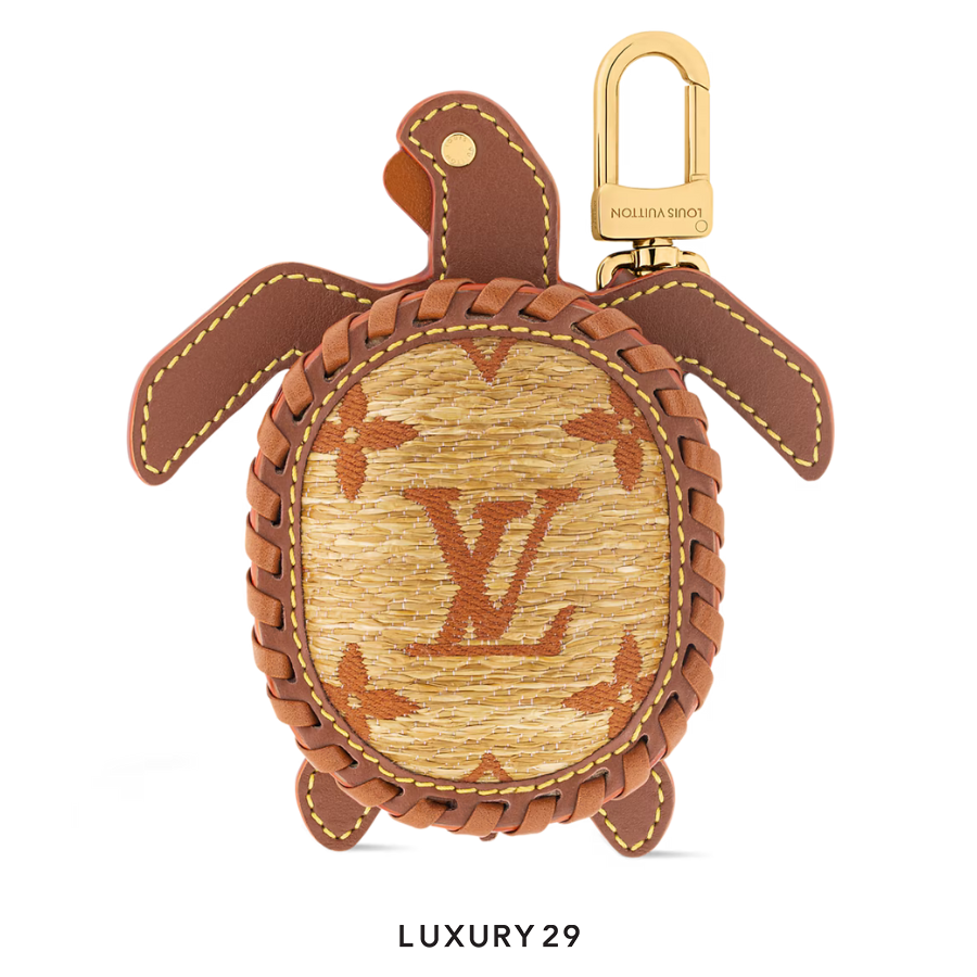 LOUIS VUITTON LV Turtle Pouch Bag Charm LOUIS VUITTON