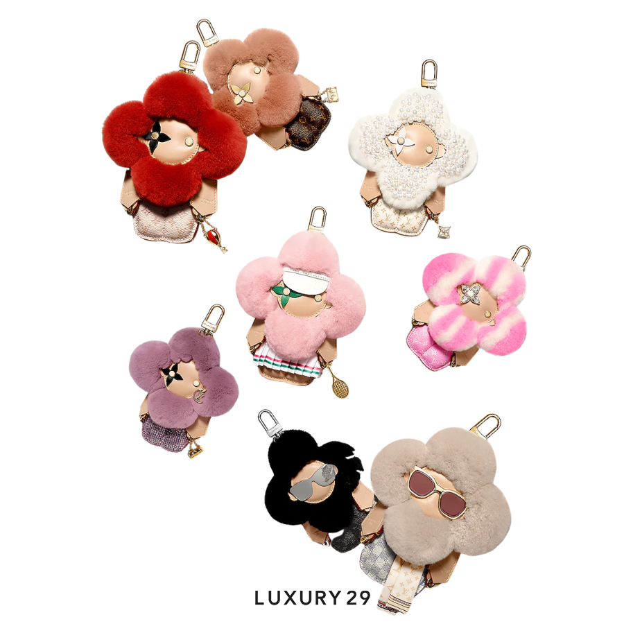LOUIS VUITTON LV X Vivienne Fashionista Bag Charm Pink LOUIS VUITTON