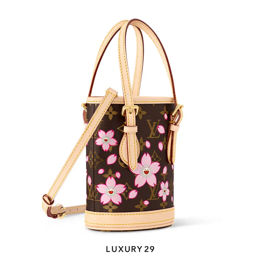 LOUIS VUITTON LV x TM - Nano Bucket Bag Sakura Brown LOUIS VUITTON