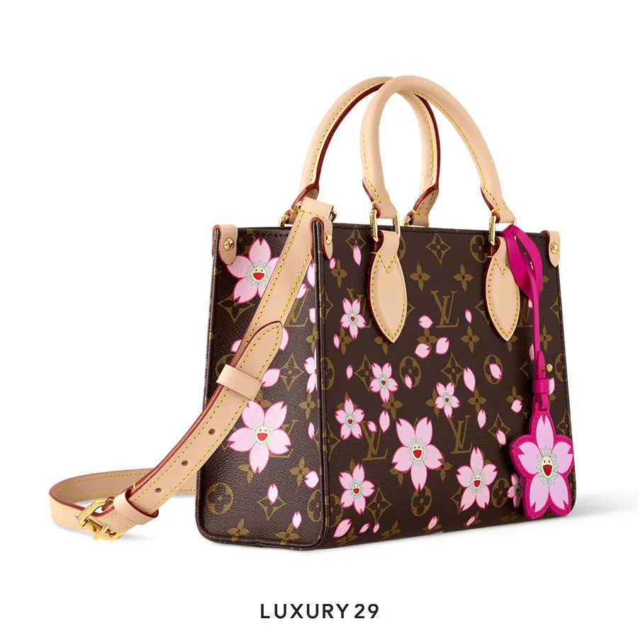LOUIS VUITTON LV x TM - OnTheGo PM bag Sakura Brown LOUIS VUITTON