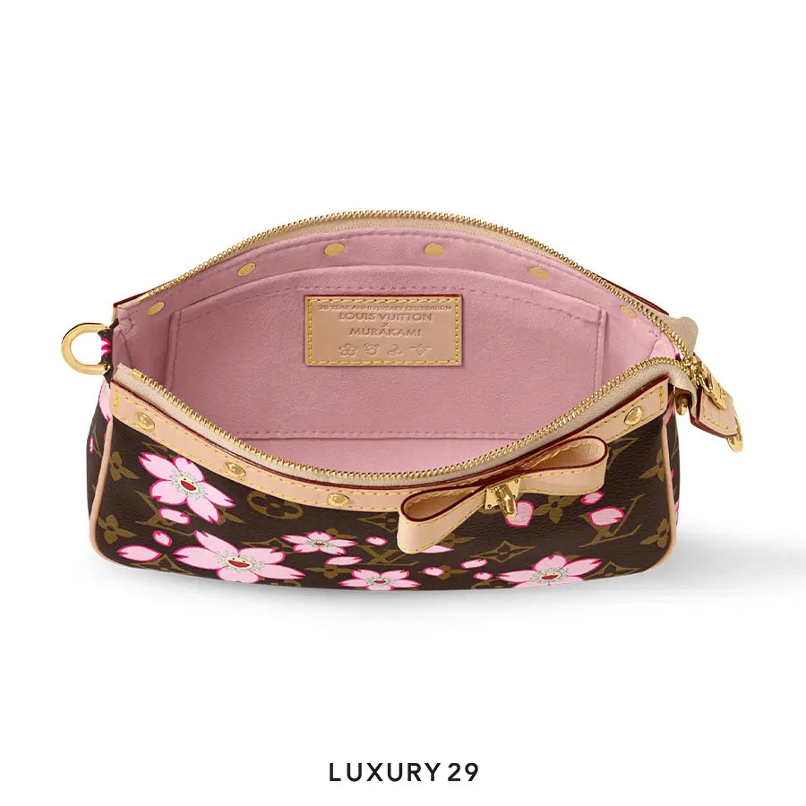LOUIS VUITTON LV x TM - Pochette Accessoires bag Sakura Brown LOUIS VUITTON