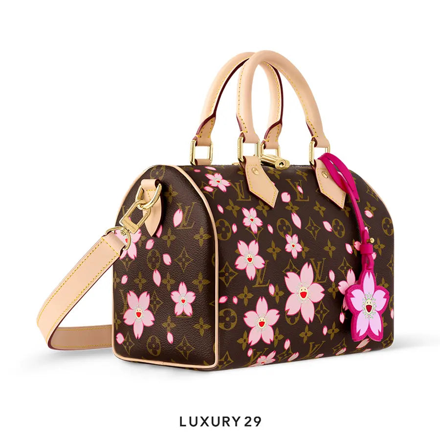 LOUIS VUITTON LV x TM Speedy Bandouliere 25 Sakura Brown LOUIS VUITTON