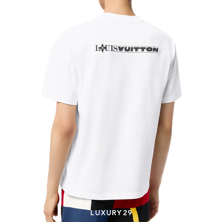 Louis Vuitton LV Graphic Cotton T-Shirt White LOUIS VUITTON