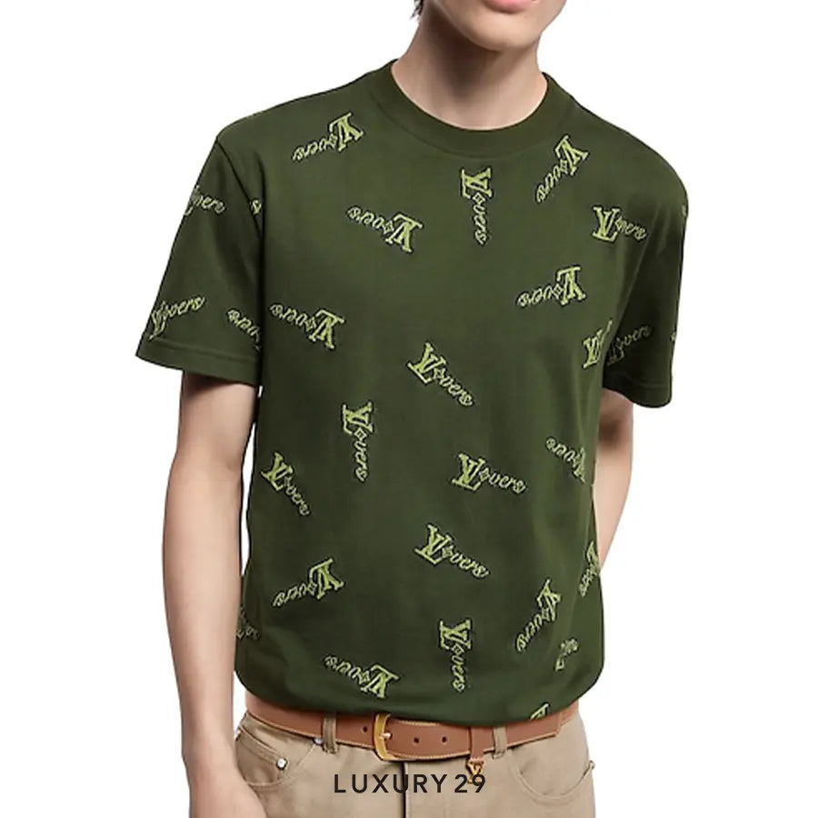 Louis Vuitton LV Jacquard Cotton T-Shirt LOUIS VUITTON Luxury29