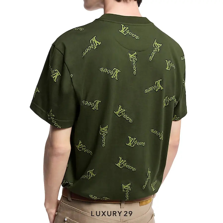 Louis Vuitton LV Jacquard Cotton T-Shirt LOUIS VUITTON Luxury29