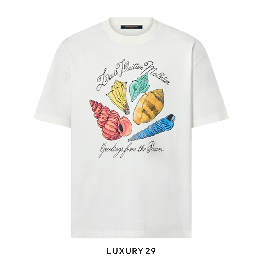 Louis Vuitton LV Printed Short-Sleeved Cotton T-Shirt LOUIS VUITTON Luxury29