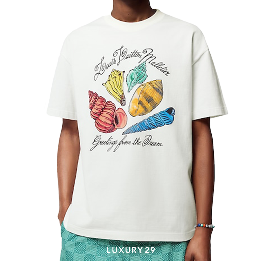 Louis Vuitton LV Printed Short-Sleeved Cotton T-Shirt LOUIS VUITTON Luxury29