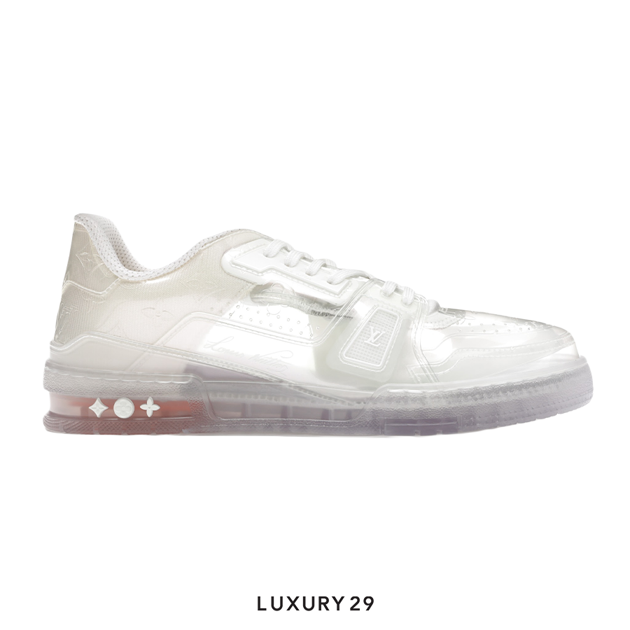 Louis Vuitton LV Trainer Sneakers Pearly Transparent White LOUIS VUITTON