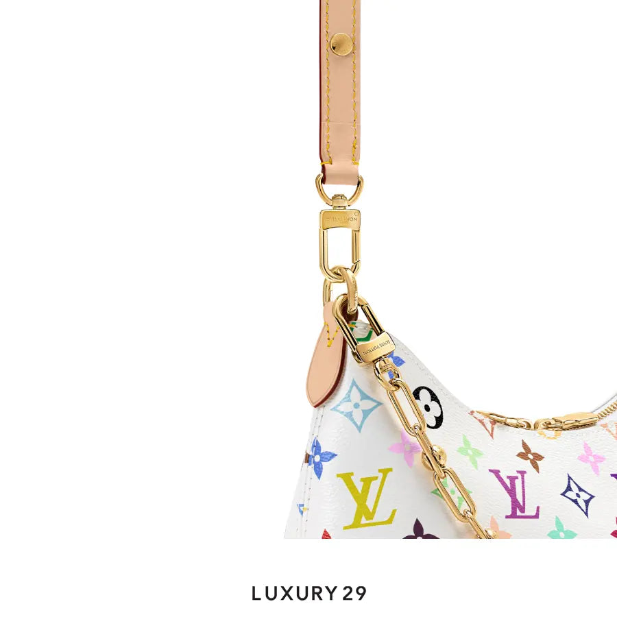 Louis Vuitton LV x TM Carryall East West bag Trimmed with cowhide leather Multicolor/White LOUIS VUITTON Luxury29