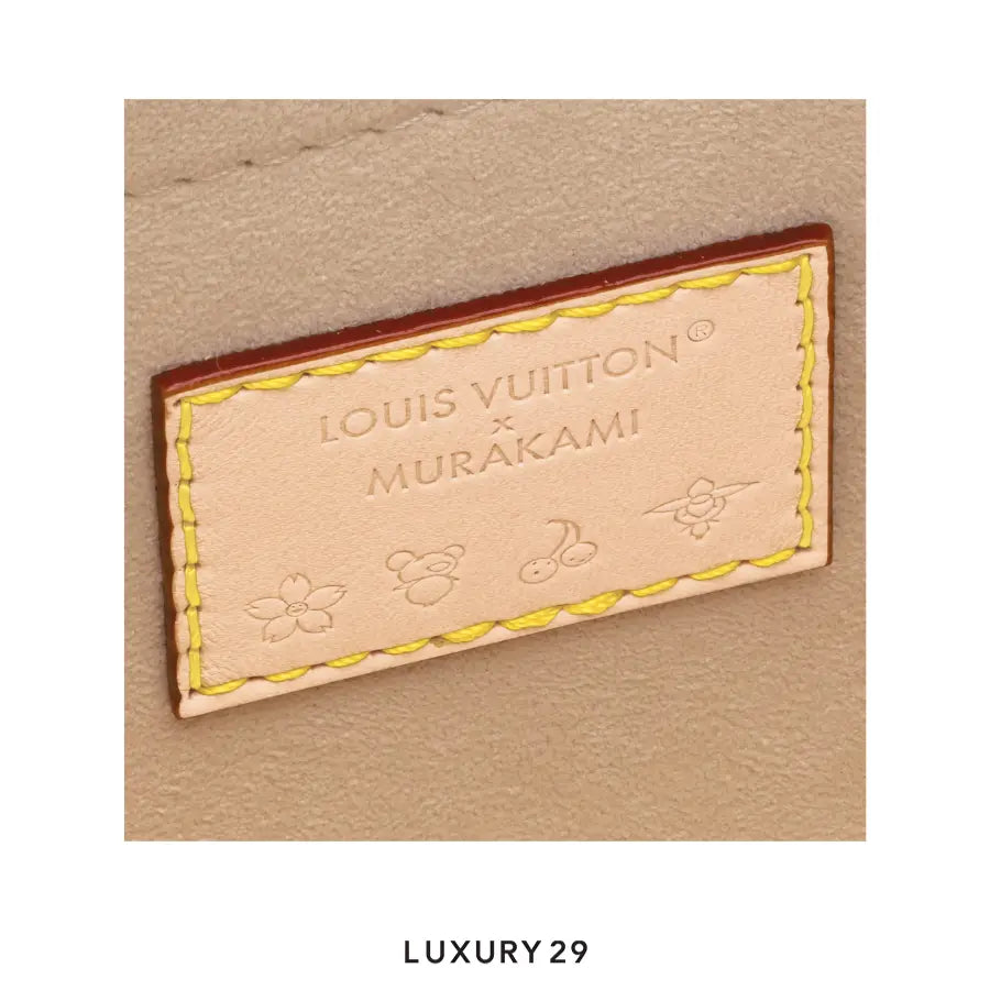 Louis Vuitton LV x TM Carryall East West bag Trimmed with cowhide leather Multicolor/White LOUIS VUITTON Luxury29