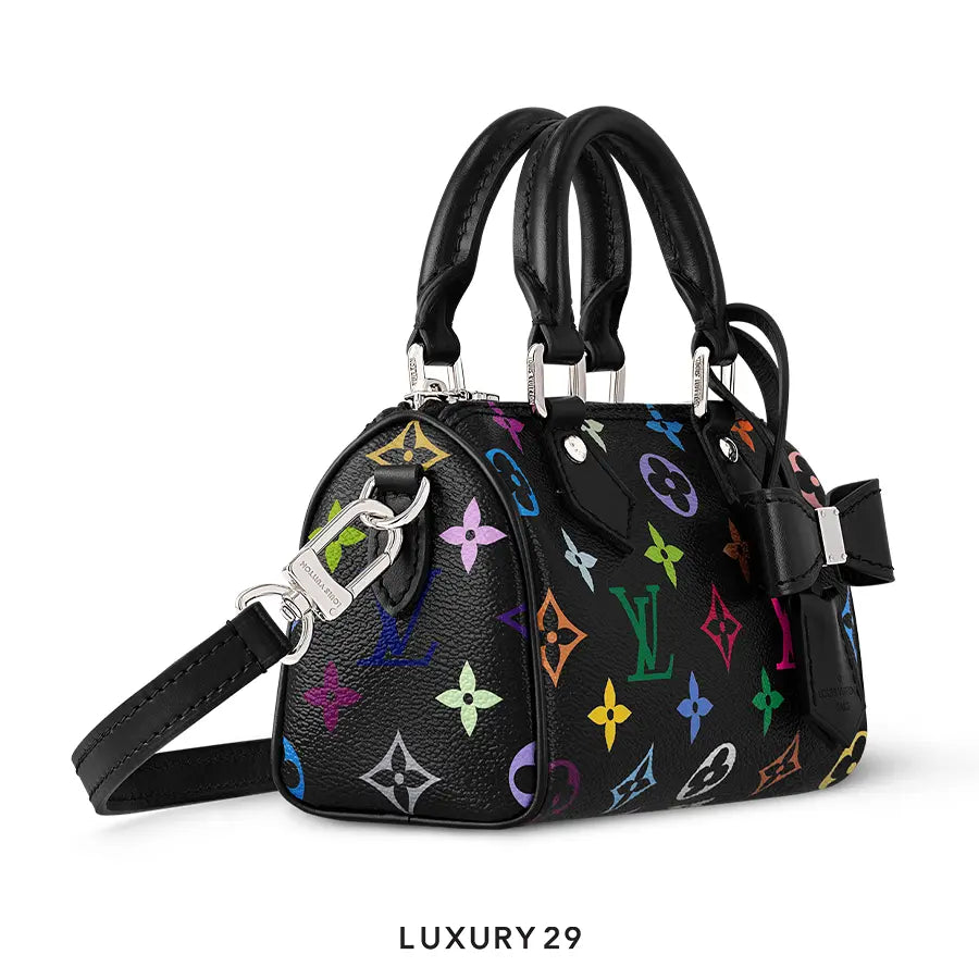 LV x TM Nano Speedy Multicolore Noir LOUIS VUITTON
